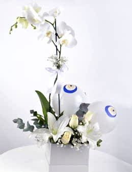 Tek Dileğim Beyaz Orkide Çiçeği  çiçek gönder