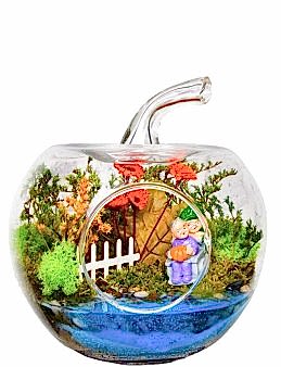 Bir Ömür Yapay Teraryum Terarium çiçek gönder