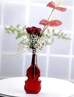 Kemaninin Düeti Kırmızı Güller Aranjmanlar çiçek gönder