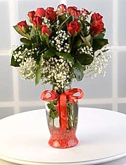 Kalpten Bağlıyım Kırmızı Güller  çiçek gönder